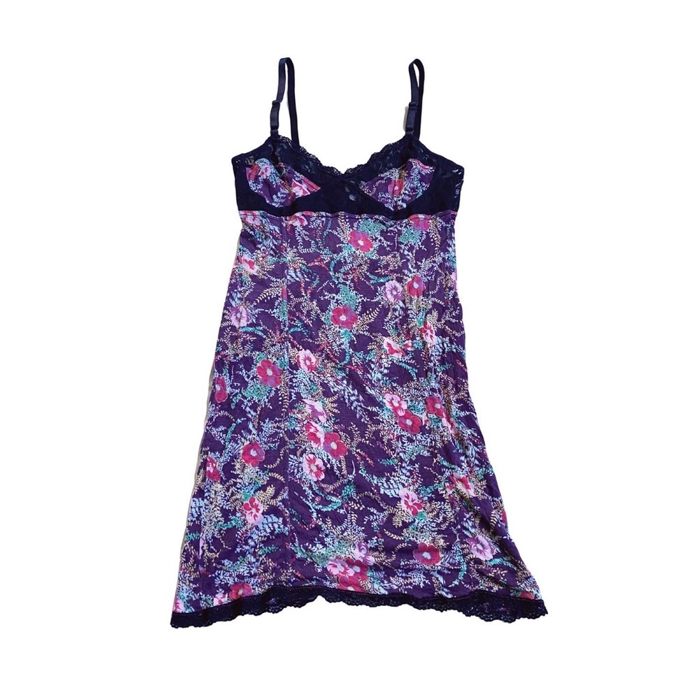 Free People purple floral slip dress